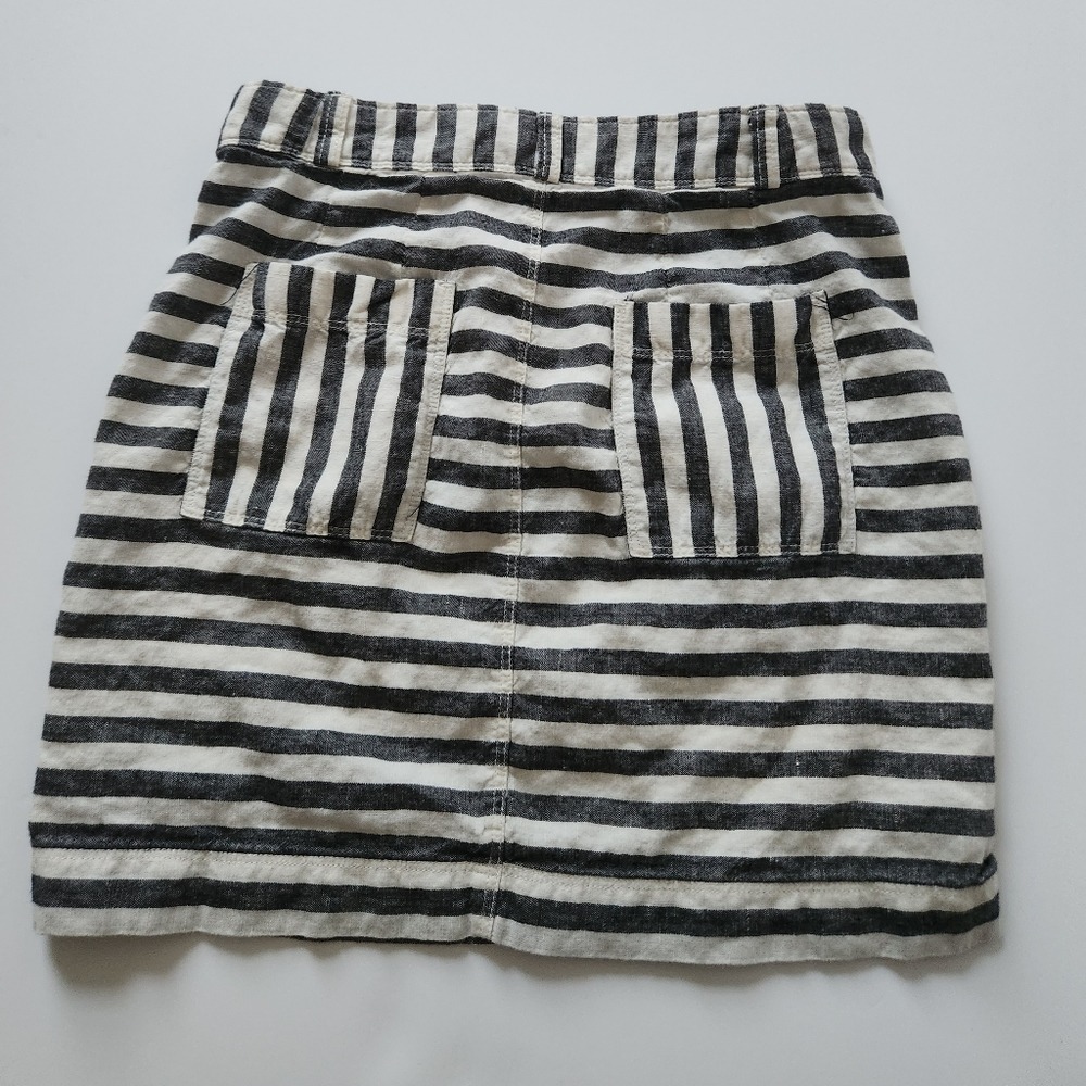 Broadway and Broome Madewell Linen Skirt women's size 0 - Picture 4 of 4